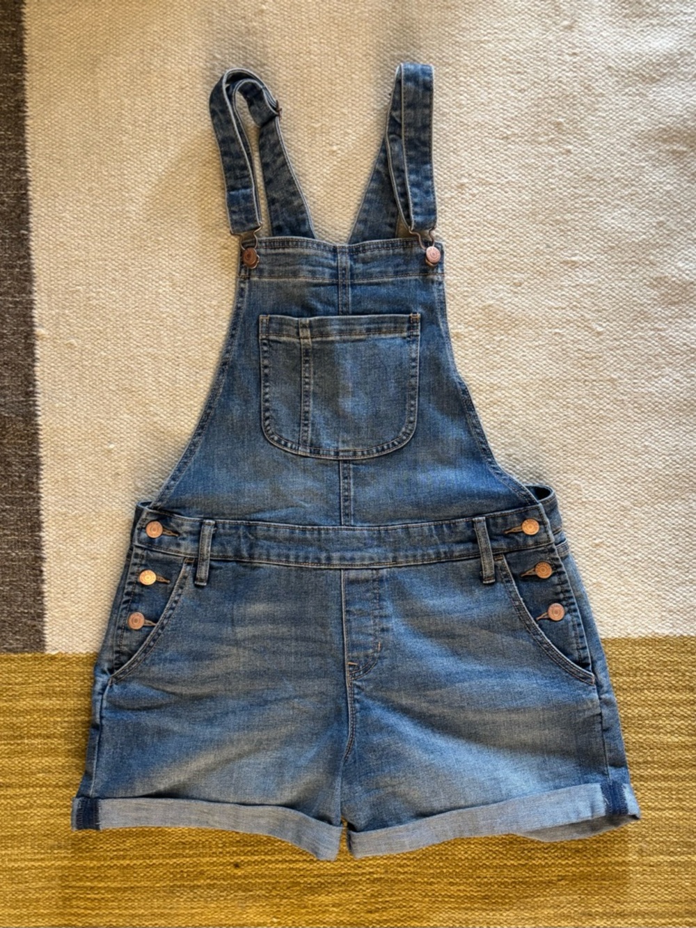 Old Navy Classic Light Blue Denim Overalls